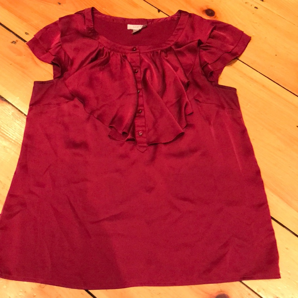 Plum dress top